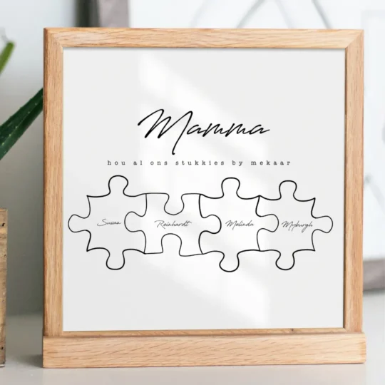 Family Puzzle Illustration