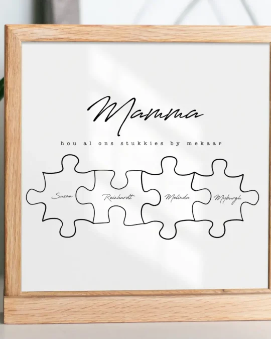 Family Puzzle Illustration