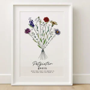 Unique Personalized Gift for Grandmothers and Mothers Custom Family Name Keepsake for Birthday Christmas or Mothers Day